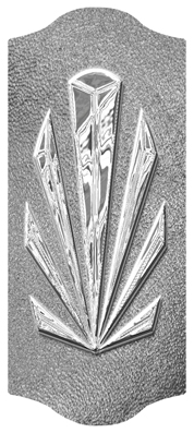 DARAY-C-602-SL-SH-SL Silver Sunburst Shimmer Silver